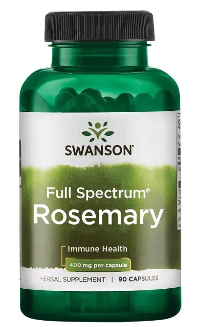 Swanson Rosemary, 400mg - 90 Caps - Lilly's Pharmacy