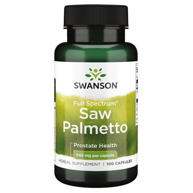Swanson Saw Palmetto, 540mg - 100 Caps - Lilly's Pharmacy
