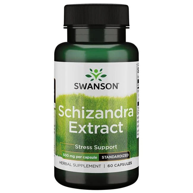 Swanson Schizandra Extract, 500mg - 60 Caps - Lilly's Pharmacy