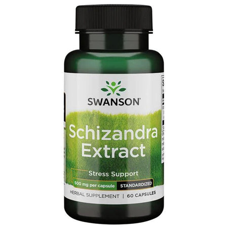 Swanson Schizandra Extract, 500mg - 60 Caps - Lilly's Pharmacy