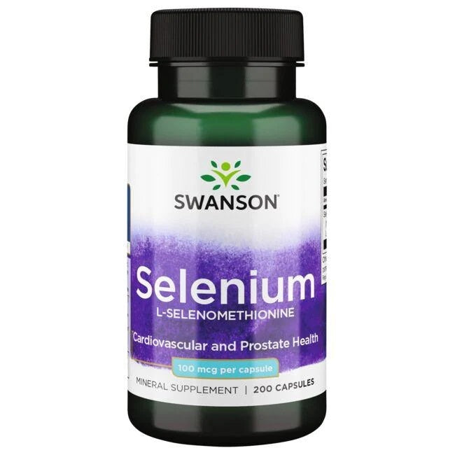 Swanson Selenium, 100mcg - 200 Caps - Lilly's Pharmacy
