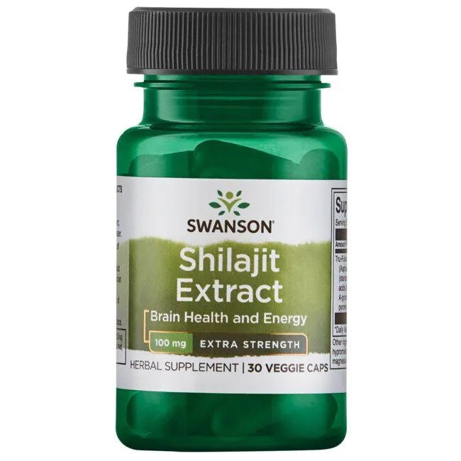 Swanson Shilajit Extract, 100mg - 30 Vcaps - Lilly's Pharmacy