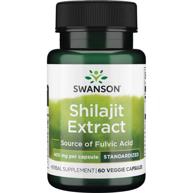 Swanson Shilajit Extract, 400mg - 60 Vcaps - Lilly's Pharmacy
