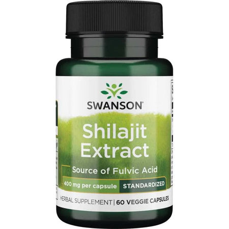 Swanson Shilajit Extract, 400mg - 60 Vcaps - Lilly's Pharmacy