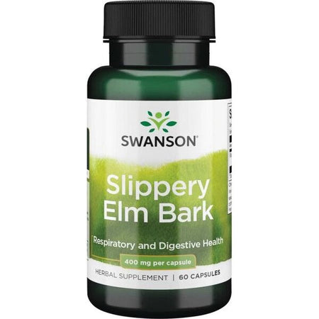 Swanson Slippery Elm Bark, 400mg - 60 Caps - Lilly's Pharmacy