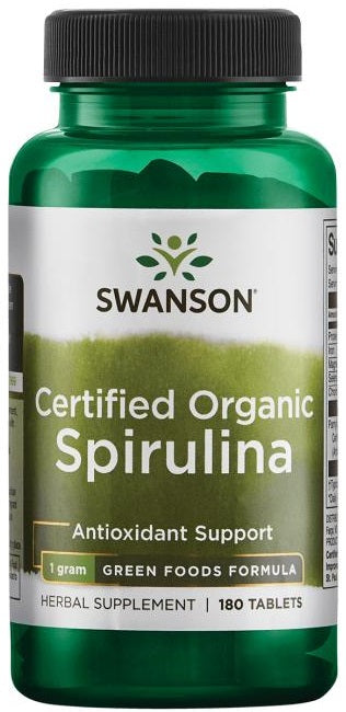 Swanson Spirulina - 180 tablets - Lilly's Pharmacy
