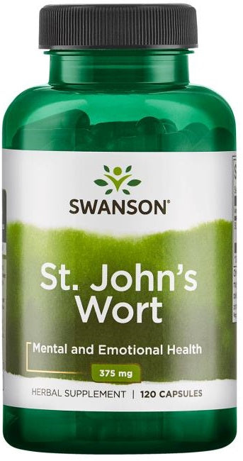 Swanson St. John's Wort, 375mg - 120 Caps - Lilly's Pharmacy