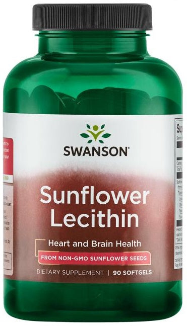 Swanson Sunflower Lecithin - 90 softgels - Lilly's Pharmacy