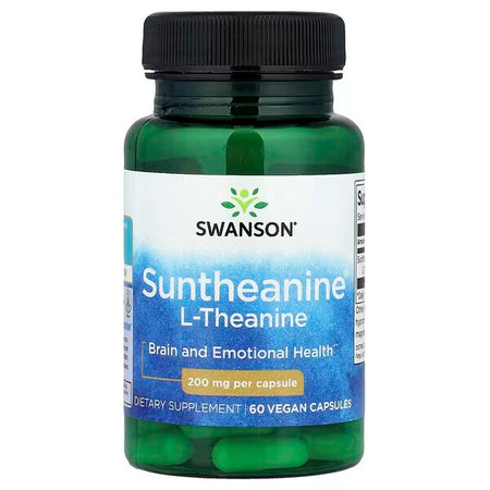 Swanson Suntheanine L-Theanine, 200mg - 60 Vcaps - Lilly's Pharmacy