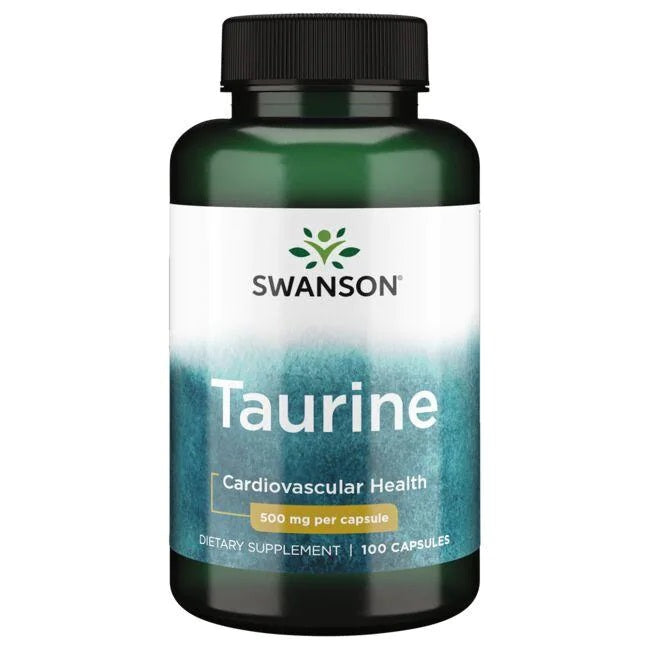 Swanson Taurine, 500mg - 100 Caps - Lilly's Pharmacy