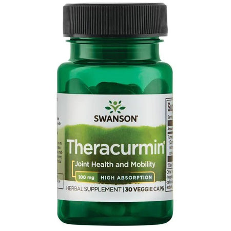 Swanson Theracurmin, 100mg High Absorption - 30 Vcaps - Lilly's Pharmacy