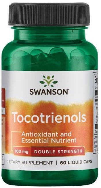 Swanson Tocotrienols, 100mg Double Strength - 60 liquid Caps - Lilly's Pharmacy