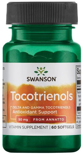 Swanson Tocotrienols, 50mg - 60 softgels - Lilly's Pharmacy