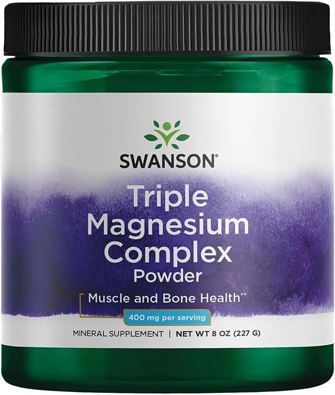 Swanson Triple Magnesium Complex Powder, 400mg - 227g - Lilly’s Pharmacy & Health Store