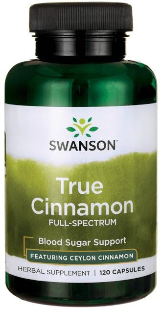 Swanson True Cinnamon Full Spectrum - 120 Caps - Lilly's Pharmacy