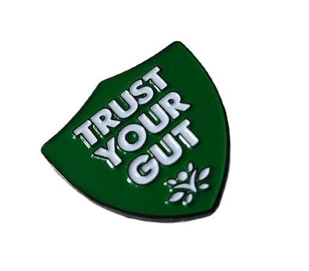Swanson Trust Your Gut Pin, Green - Lilly's Pharmacy
