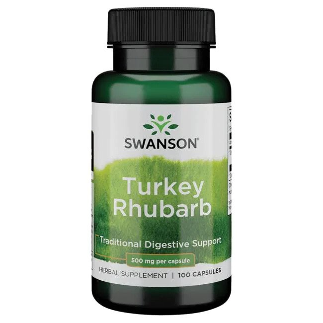 Swanson Turkey Rhubarb - 100 Caps - Lilly's Pharmacy