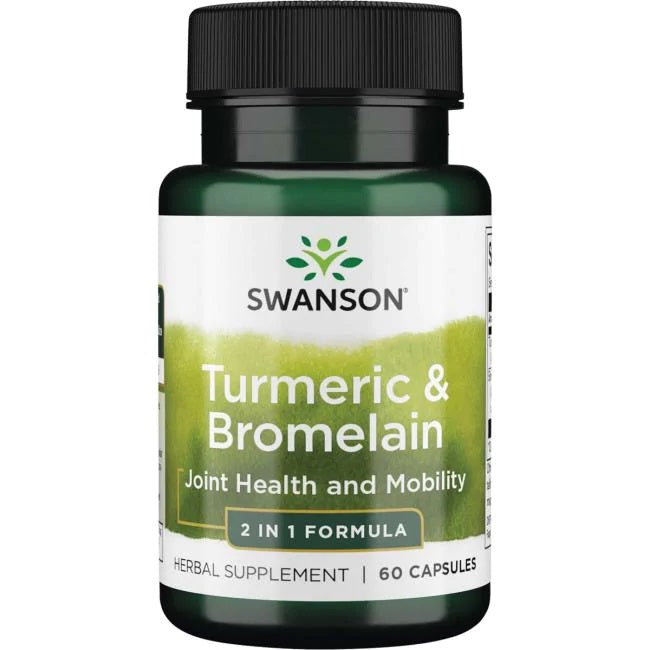 Swanson Turmeric & Bromelain - 60 Caps - Lilly's Pharmacy