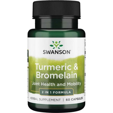 Swanson Turmeric & Bromelain - 60 Caps - Lilly's Pharmacy