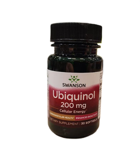 Swanson Ubiquinol, 200mg - 30 softgels (EAN 087614211176) - Lilly's Pharmacy