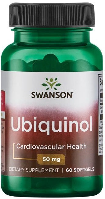 Swanson Ubiquinol, 50mg - 60 softgels - Lilly's Pharmacy