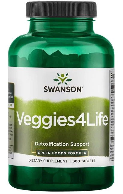 Swanson Veggies4Life - 300 Tablets - Lilly's Pharmacy
