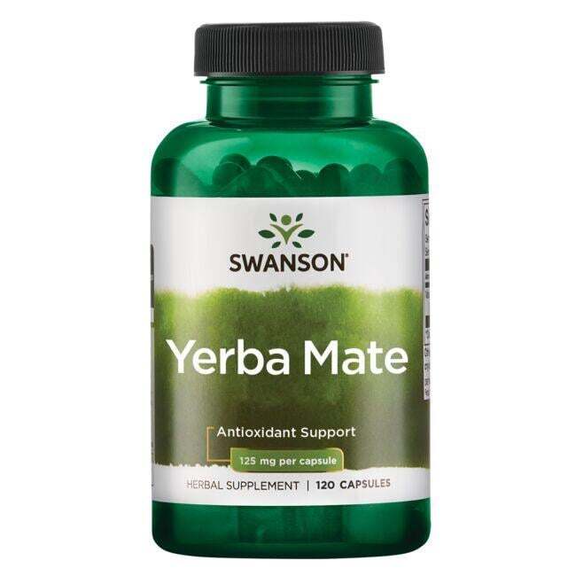 Swanson Yerba Mate, 125mg - 120 caps - Lilly’s Pharmacy & Health Store