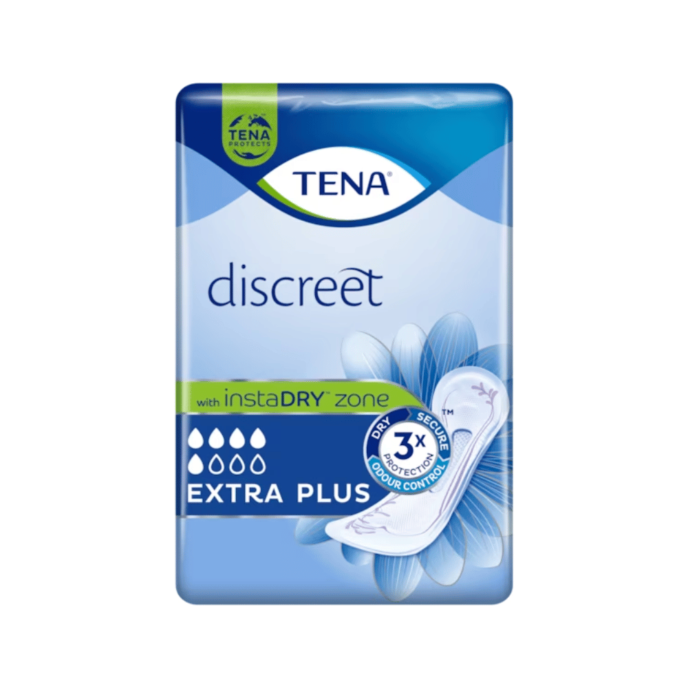 TENA Discreet Extra Plus Incontinence pad 8's- Lillys Pharmacy and Health Store
