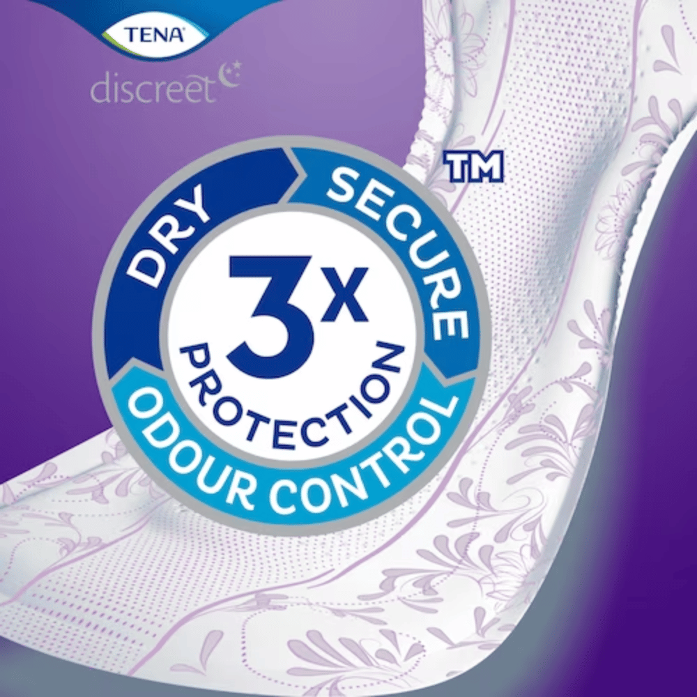 TENA Discreet Maxi Night Incontinence pad 12pcs- Lillys Pharmacy and Health Store