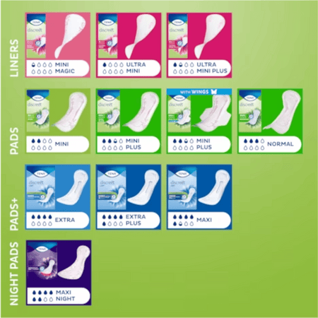 TENA Discreet Maxi Night Incontinence pad 12pcs- Lillys Pharmacy and Health Store