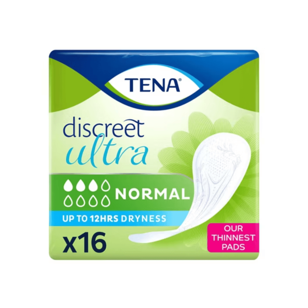 TENA Discreet Ultra Normal Incontinence Pads 16s- Lillys Pharmacy and Health Store