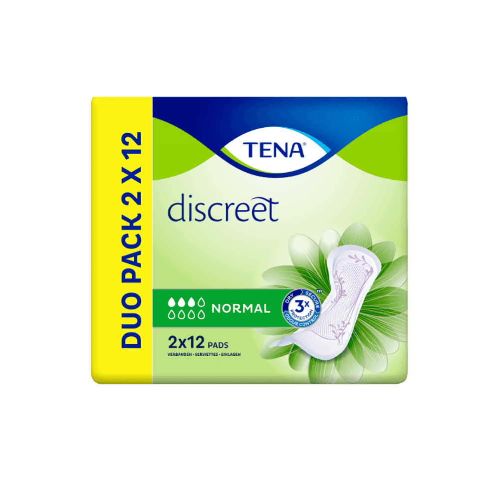 TENA Lady Normal Incontinence Pad - Duo Pack 2x12's- Lillys Pharmacy and Health Store