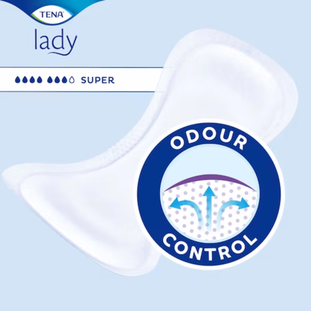 TENA Lady Super Incontinence Pad 15's- Lillys Pharmacy and Health Store