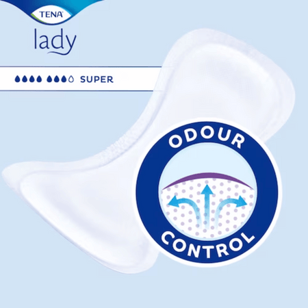 TENA Lady Super Incontinence Pad 15's- Lillys Pharmacy and Health Store