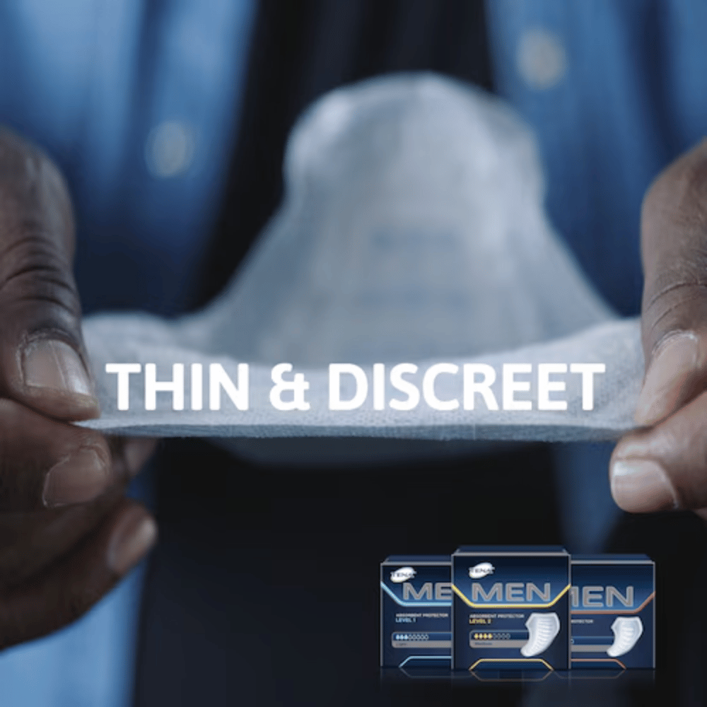 TENA Men Absorbent Protector Level 2 - Pads 10's- Lillys Pharmacy and Health Store