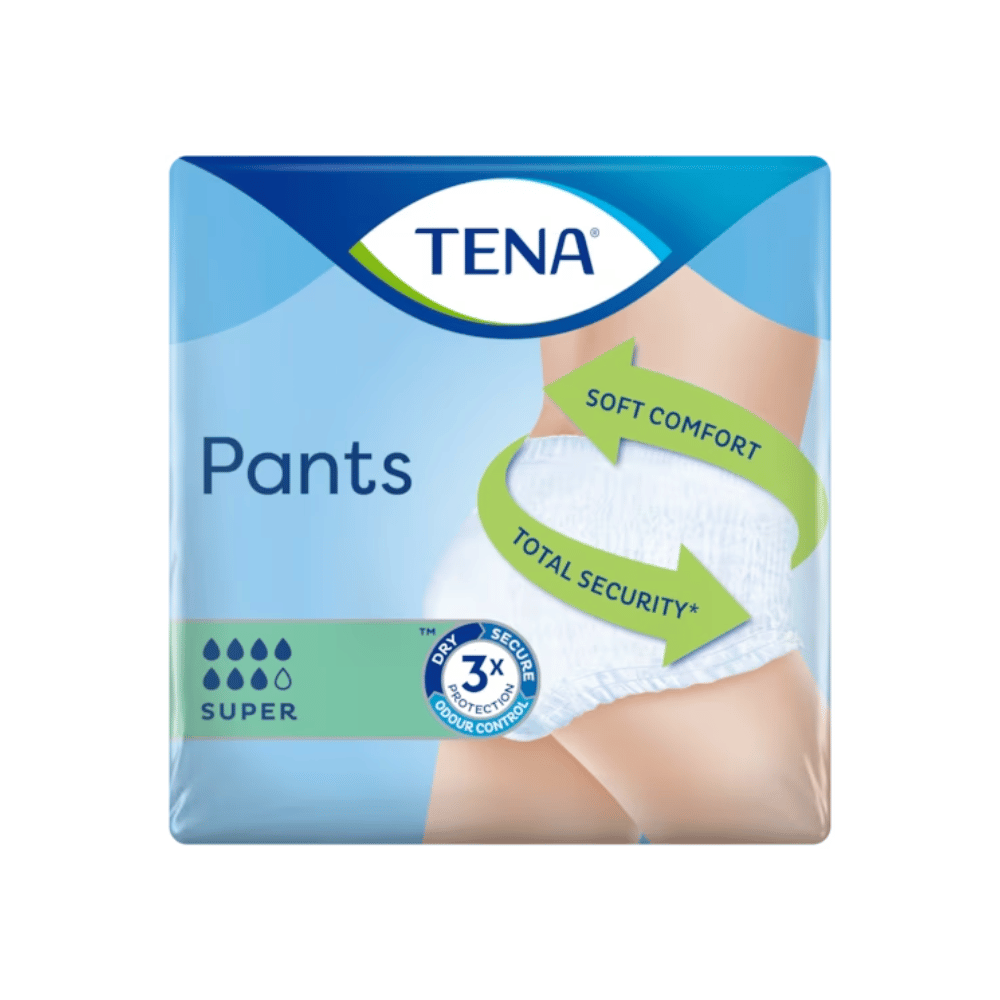 TENA Pants Super Incontinence Pants - Medium 12's- Lillys Pharmacy and Health Store