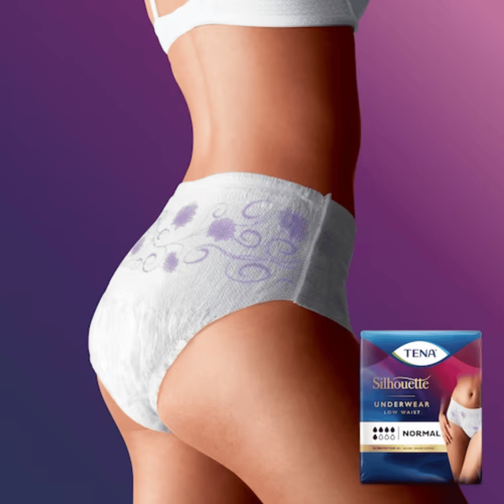 TENA Silhouette Normal Blanc Incontinence Underwear - Large 5's- Lillys Pharmacy and Health Store