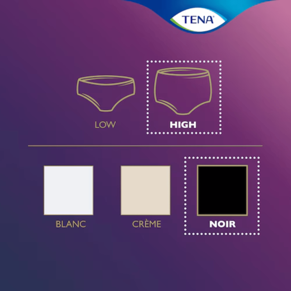 TENA Silhouette Plus High Waist Noir - Incontinence underwear- Lillys Pharmacy and Health Store