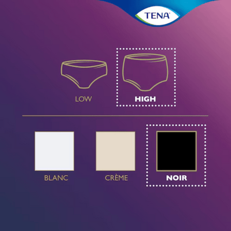 TENA Silhouette Plus High Waist Noir - Incontinence underwear- Lillys Pharmacy and Health Store