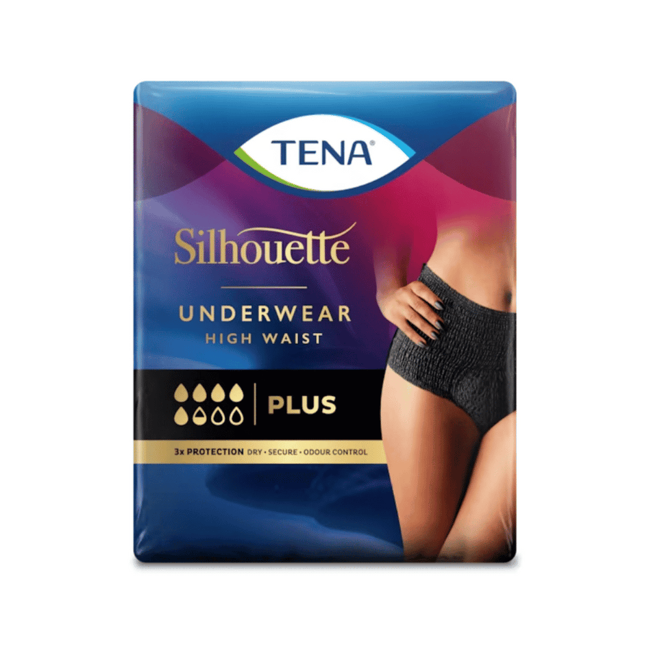 TENA Silhouette Plus High Waist Noir - Incontinence underwear- Lillys Pharmacy and Health Store