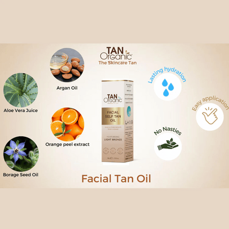 Tan Organic Facial Tan Oil 50ml- Lillys Pharmacy and Health Store