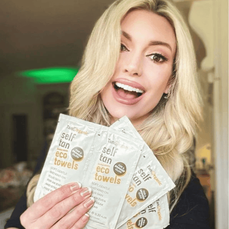 Tan Organic Self Tan Eco Towels (5 pairs)- Lillys Pharmacy and Health Store