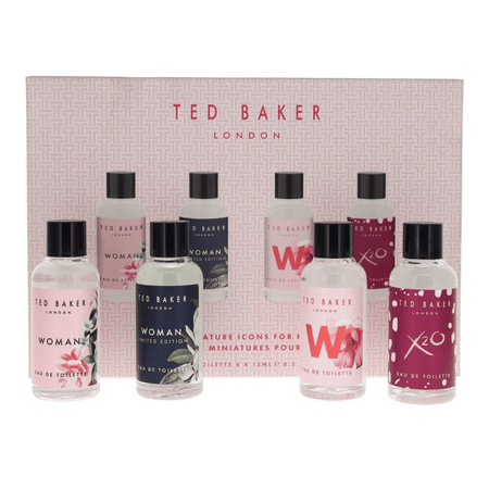 Ted Baker Ladies 15ml 4pc Gift Set15ml Skinwear Edt Splash, 15ml Skinwear Limited Edition Splash, 15ml Women Edt Splash, 15ml X20 Edt Splash- Lillys Pharmacy and Health Store