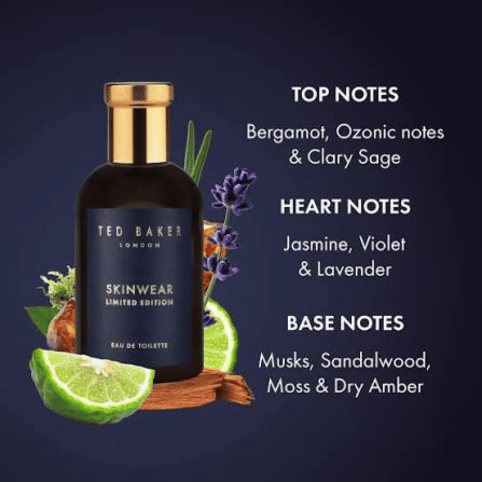 Ted Baker Skinwear Limited Edition 100ml Eau de Toilette Spray- Lillys Pharmacy and Health Store