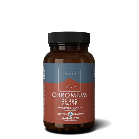 Terra Nova Chromium 200ug Complex Veg Caps 50caps- Lillys Pharmacy and Health Store