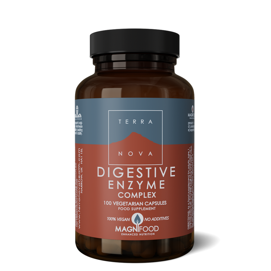 Terra Nova Digestive Enzyme Complex Veg Caps 100caps- Lillys Pharmacy and Health Store