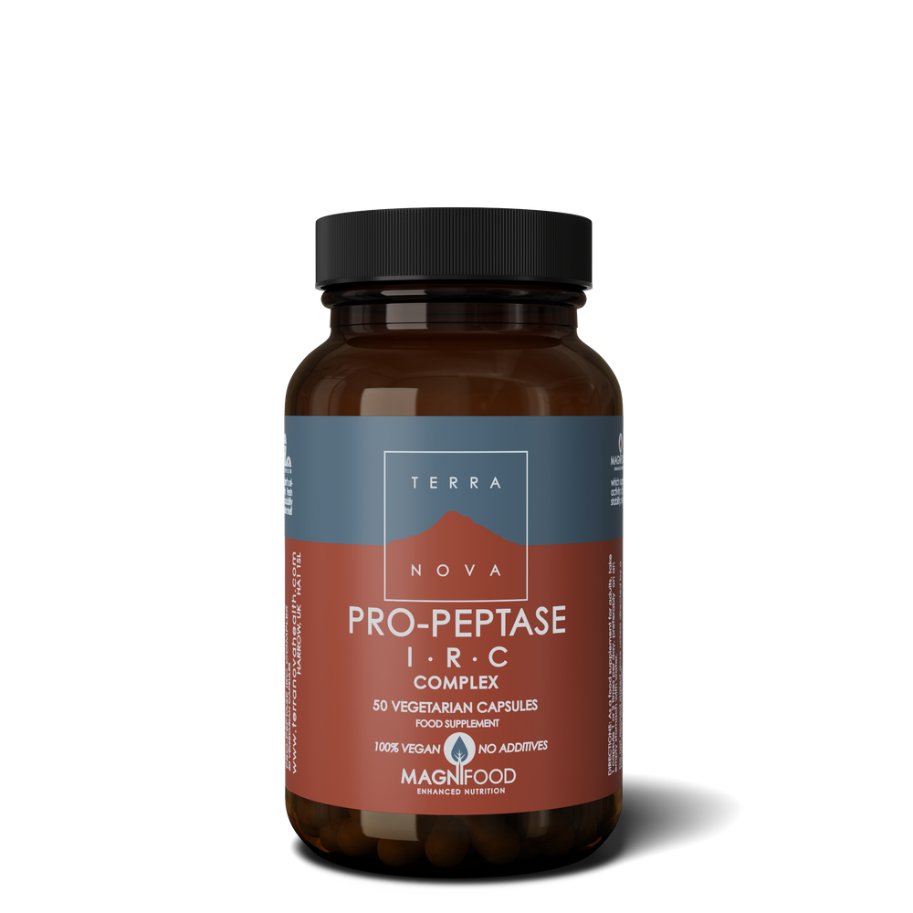 Terra Nova Pro Peptase Irc Complex 50caps- Lillys Pharmacy and Health Store
