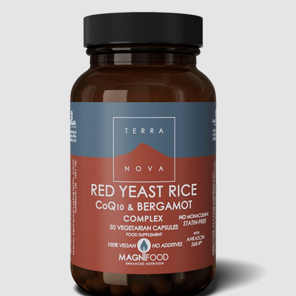 Terra Nova Red Yeast Rice Coq10 Bergamot Complex 50caps- Lillys Pharmacy and Health Store