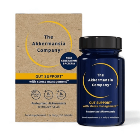 The Akkermansia Company Gut Support with Stress Management 30 Tabs- Lillys Pharmacy and Health Store