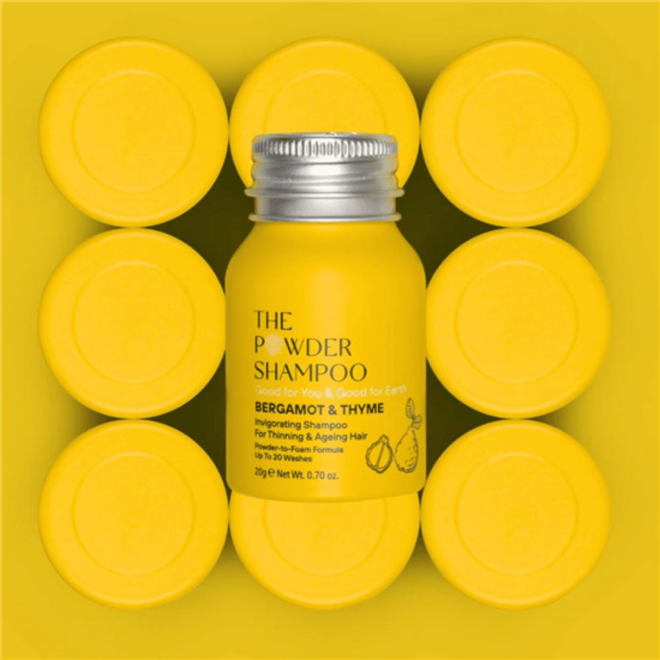 The Powder Shampoo Bergamot & Thyme Invigorating Shampoo for Thinning & Ageing Hair 20g- Lillys Pharmacy and Health Store